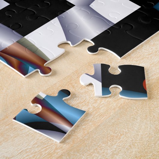 Fractal Crazy Quilt Legpuzzel (Zijkant)