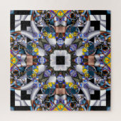 Fractal Crazy Quilt Legpuzzel (Verticaal)