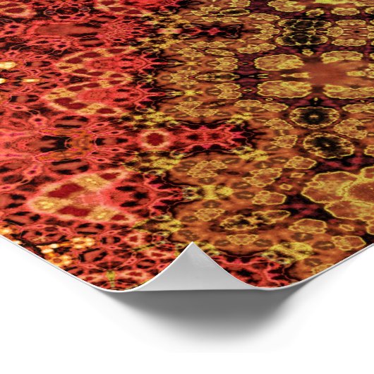 Fractal Crochet Pattern Poster (Hoek)