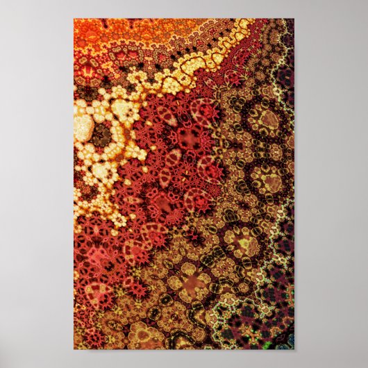 Fractal Crochet Pattern Poster (Voorkant)