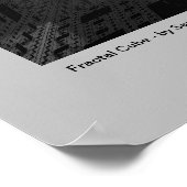 Fractal Cube Poster (Hoek)