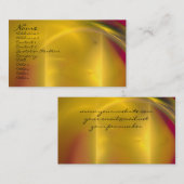 Fractal Design Business Card-sjabloon Visitekaartje (Voorkant / Achterkant)