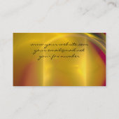 Fractal Design Business Card-sjabloon Visitekaartje (Achterkant)
