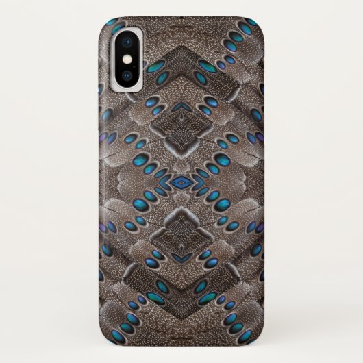 Fractal Design Pheasant Feather Case-Mate iPhone Case (Achterkant)
