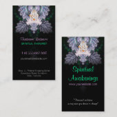 Fractal Diamond Roos Black Visitekaartje (Voorkant / Achterkant)