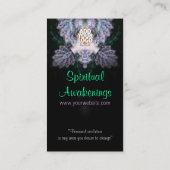 Fractal Diamond Roos Black Visitekaartje (Achterkant)