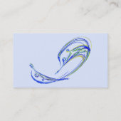 Fractal - Dolfijn Visitekaartje (Achterkant)