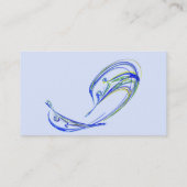 Fractal - Dolphin Visitekaartje (Achterkant)