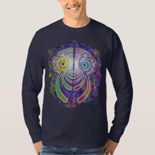 Fractal Dragon Flower Power T-shirt