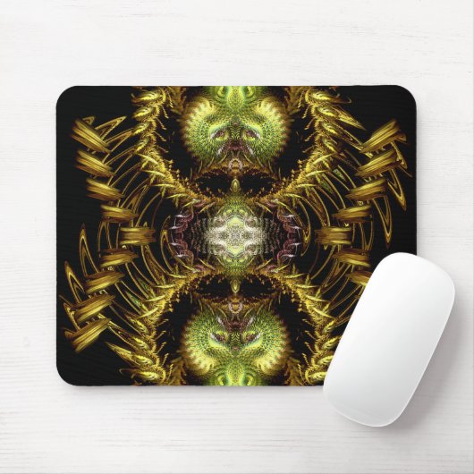 Fractal Dragonz Mousepad Muismat (Met muis)