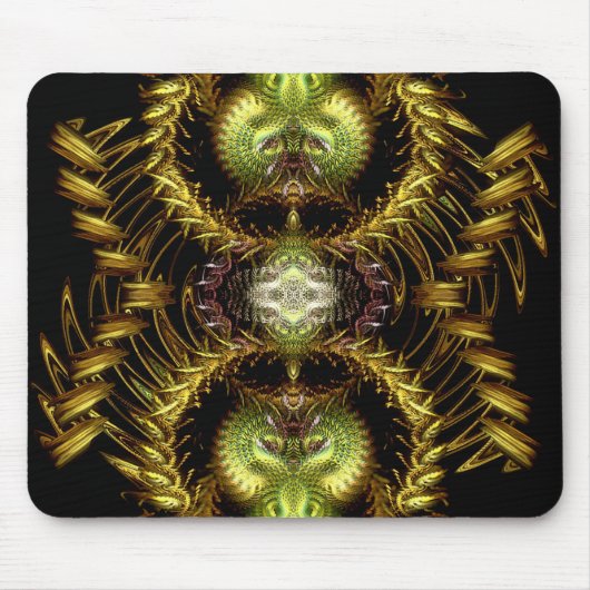 Fractal Dragonz Mousepad Muismat (Voorkant)