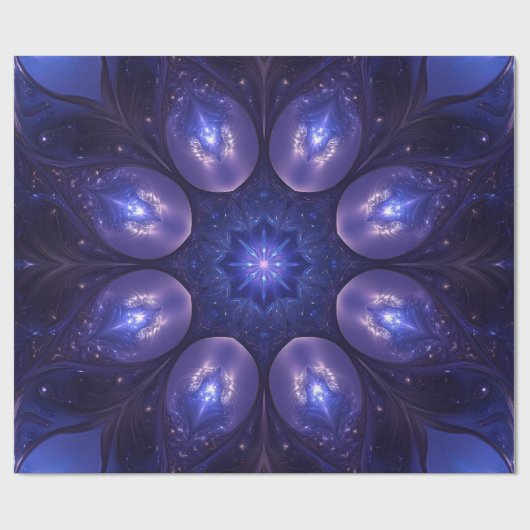 Fractal Dream Wrapping Paper Cadeaupapier (Vlak)