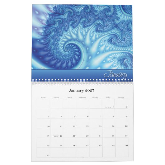 Fractal Dreams 2010 Calendar Kalender (Jan 2027)