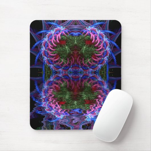 Fractal druppels Visionary Art Mousepad Muismat (Met muis)