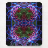 Fractal druppels Visionary Art Mousepad Muismat (Voorkant)