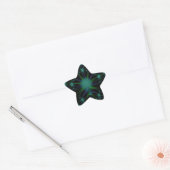 Fractal elektrificeren ster sticker (Envelop)