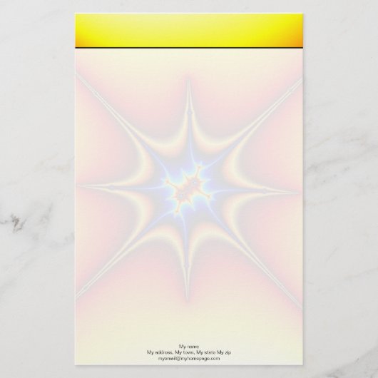 Fractal Emblem - Fractal Art Briefpapier (Voorkant)