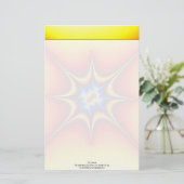 Fractal Emblem - Fractal Art Briefpapier (Staand voorkant)