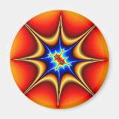 Fractal Emblem - Fractal Art Magneet (Voorkant)