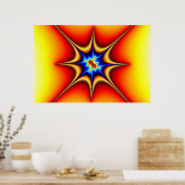 Fractal Emblem - Fractal Art Poster (Keuken)