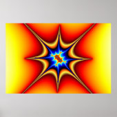 Fractal Emblem - Fractal Art Poster (Voorkant)