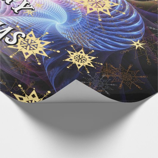 Fractal Energy burst Cadeaupapier (Hoek)