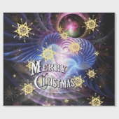 Fractal Energy burst Cadeaupapier (Vlak)