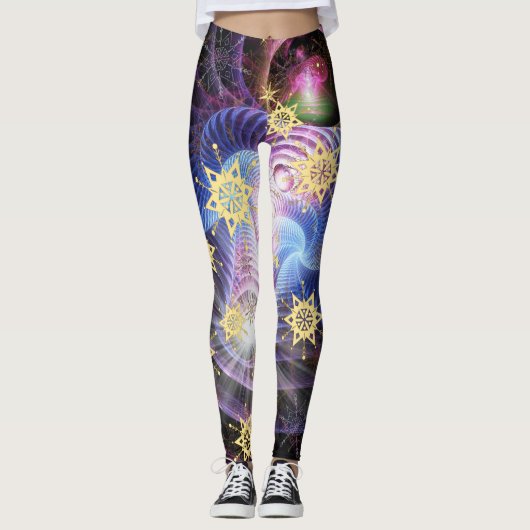 Fractal Energy burst Leggings (Voorkant)