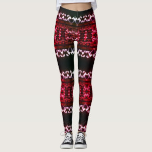 Fractal Etno aangepaste Leggings