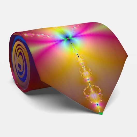 Fractal Explosion Stropdas (Opgerold)