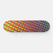 Fractal Facets Persoonlijk Skateboard (Horizontaal)