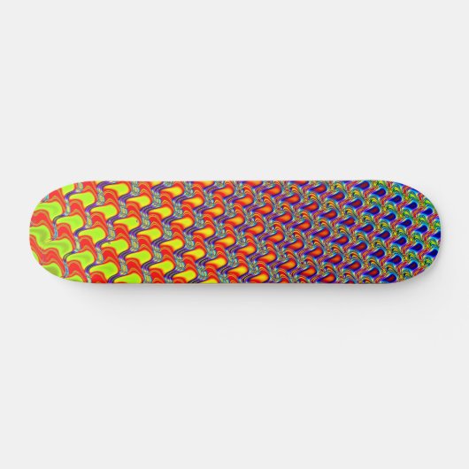 Fractal Facets Persoonlijk Skateboard (Horizontaal)