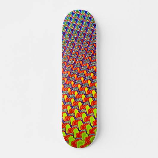 Fractal Facets Persoonlijk Skateboard (Voorkant)
