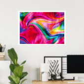 Fractal Fantasy 20 Poster (Thuiskantoor)