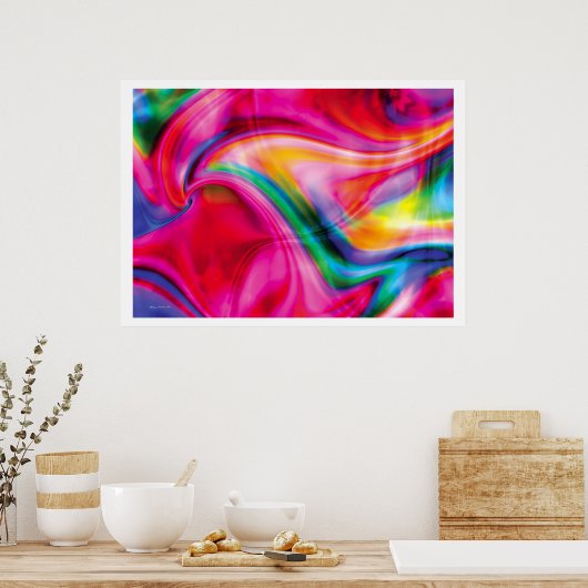 Fractal Fantasy 20 Poster (Keuken)