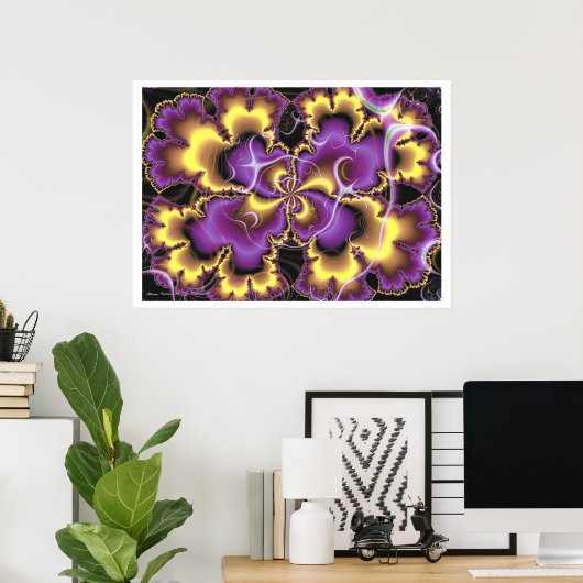 Fractal Fantasy 2 Poster (Thuiskantoor)