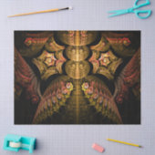Fractal Fantasy Gold Design Abstract 21 ontkoppeli Tissuepapier (Craft)