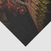 Fractal Fantasy Gold Design Abstract 21 ontkoppeli Tissuepapier (Detail)