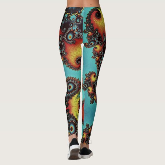 Fractal fantasy leggings (Achterkant)