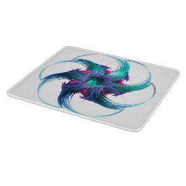 Fractal Fantasy Swirls Cutting Board Snijplank
