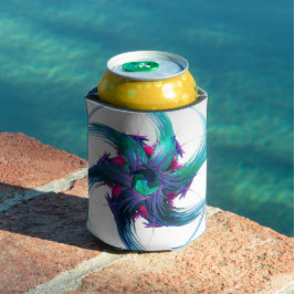 Fractal Fantasy Swirls Koelbox Blikjeskoeler