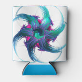 Fractal Fantasy Swirls Koelbox Blikjeskoeler (Voorkant)