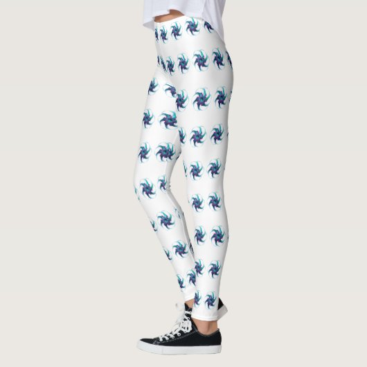 Fractal Fantasy Swirls Leggings (Links)