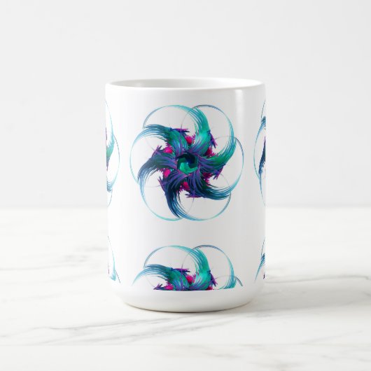 Fractal Fantasy Swirls Mok (Center)