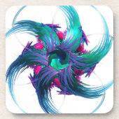 Fractal Fantasy Swirls Onderzetters (Voorkant)