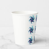 Fractal Fantasy Swirls Paper Cups Papieren Bekers (Rechts)