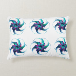 Fractal Fantasy Swirls Pillow Accent Kussen