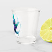 Fractal Fantasy Swirls Shot Glass Shot Glas (Rechts)