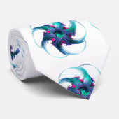 Fractal Fantasy Swirls Stropdas (Opgerold)