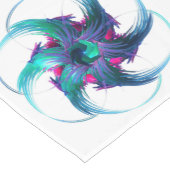 Fractal Fantasy Swirls Table Runner Korte Tafelloper (Hoek)